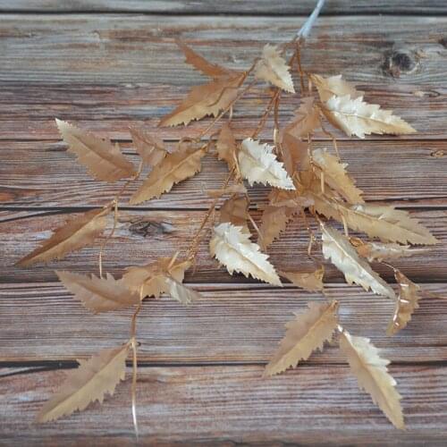 5Pcs/lot Simulation Wormwood Silk Leaf Artificial Plants Wedding Arch Background Wall Floral Home Decoration Fake Plants Leaves