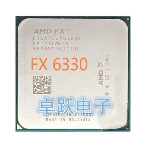 AMD FX-Series FX-6330 AMD FX 6330 Six Core AM3+ CPU 6330 free shipping