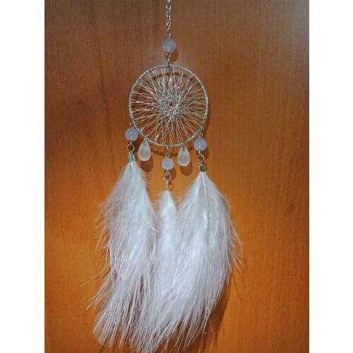 1PCS Dream Catcher Feather auto pendants Hand-woven car pendant Home bedroom decoration car accessories for girls
