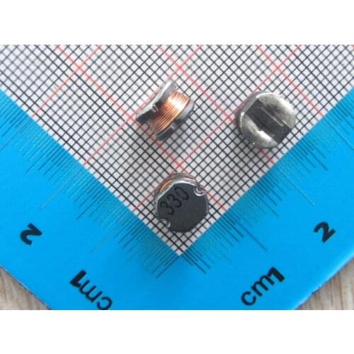Free ship brand new 100PCS High Quality CD75 33uh 330 1.6A Winding SMD Power Inductor Wire Wound inductor 33UH