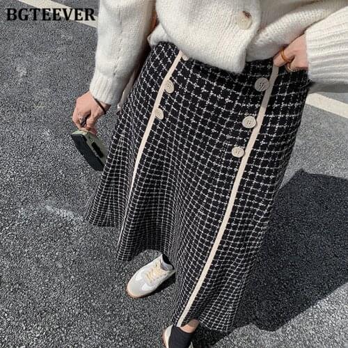 BGTEEVER Women's Knitted Skirts