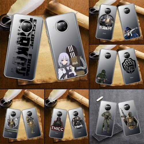 Escape from tarkov Phone Case Transparent for Xiaomi mi Redmi note 10 t 8 9 pro lite 11 Samsung S 8 9 10 20 plus ultra