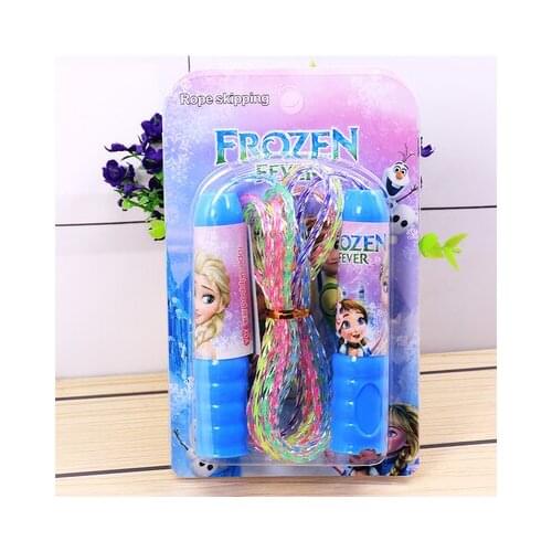 Disney mickey childrens skipping rope girl boy pupils physical examination fitness skipping rope cartoon soft skipping