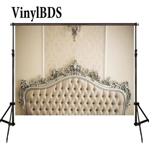 VinylBDS Interior Photography Backdrops Children Headboard Bed Background for Newborn Photo Studio