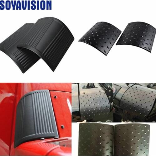 Cowl Body Armor Powder Coated Finish Outer Cowling Cover for Jeep Wrangler JK Rubicon Sahara Sport X & Unlimited 2/4 door P