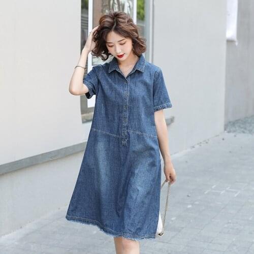 LLLmwybiao Fashion Denim Dresses