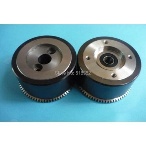 M409 M410 Mitsubishi Black Ceramic Pinch Roller Assembly Set with Bearing and Gear for WEDM-LS Wire Cutting Wear Parts