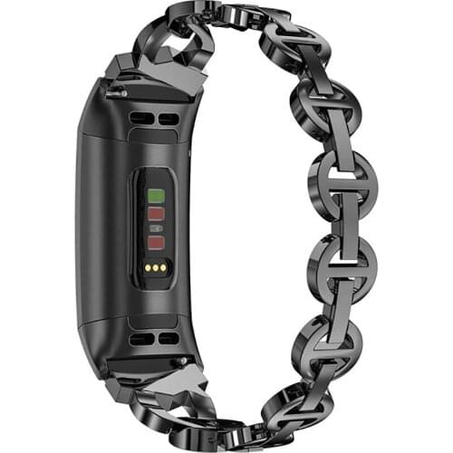 Stainless Steel Metal Band for Fitbit Charge 3 4 Women Men Replacement Bracelet Wristbands smart watch Accessories Sport strap