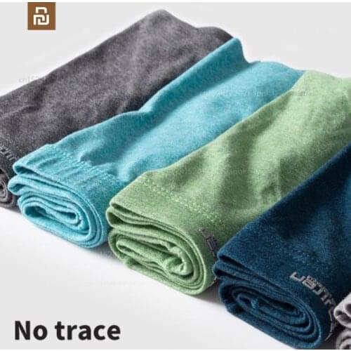 Xiaomi mijia mens underwear boxer briefs floral gauze solid color cotton antibacterial boxer shorts youth youpin briefs