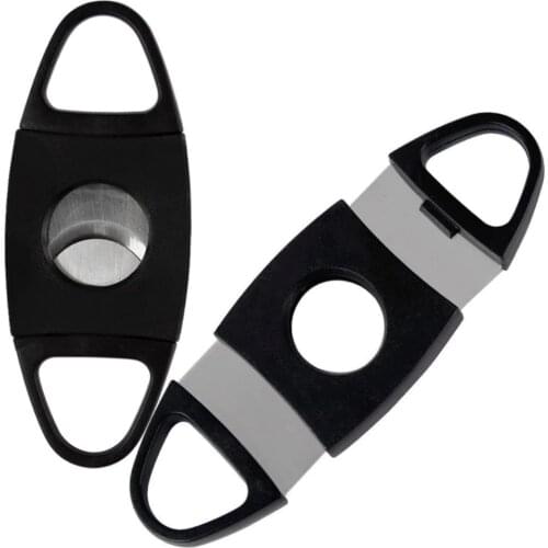 Stainless Cigar Cutter Portable Steel Blade Pocket Scissors Shears with Plastic Grip Smoking Tool Accessories