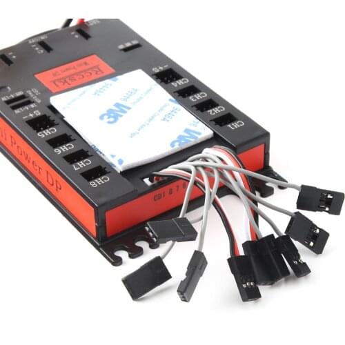Mini Power DP Servo Section Board Integrated CDI Remote Cut off For Gas Fixed Wing Plane Servo Power Distributor