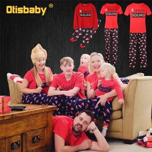 Christmas Family T-shirt Pants Pajamas Sets Matching Outfits Children Clothes Girl Boy Family Look Couple Womens Home Outfit