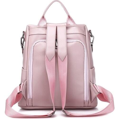 Bagpack Female Cute Bowknot PU Leather School Bag Korean Small Backpacks Adolescent Girls Lovely Christmas Gift Satchel