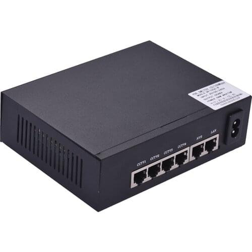 NF1006 POE Switch 4 Ethernet Port Uplink Ethernet Port 1.6Gbps IEEE 802.3at Power Over Ethernet 10/100Mbps Switch Power Adapter