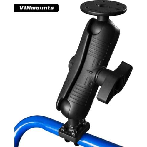 2.25" U-Bolt Ball Base with Double Socket Mount for VESA 100/75 Heavy Equipment