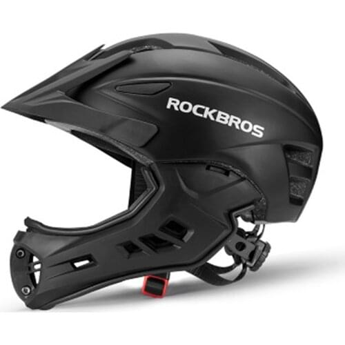 ROCKBROS Ultralight Girls MTB Cycling Helmet Motorcycle Kids Helmets Childs Downhill MOTO Safety Headpiece Protection Gear