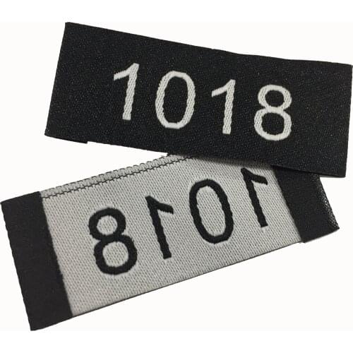 High Quality Custom Clothing Damask Endfold Woven Neck Label For Garment