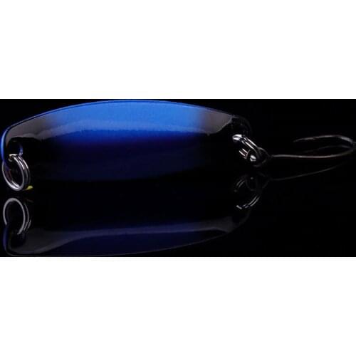 WALK FISH 1PCS Fishing Lure Copper Spoon Bait Colorful Spoon Bait 3.7g 37mm Metal Spoon Fishing Lure Trout Perch Pike