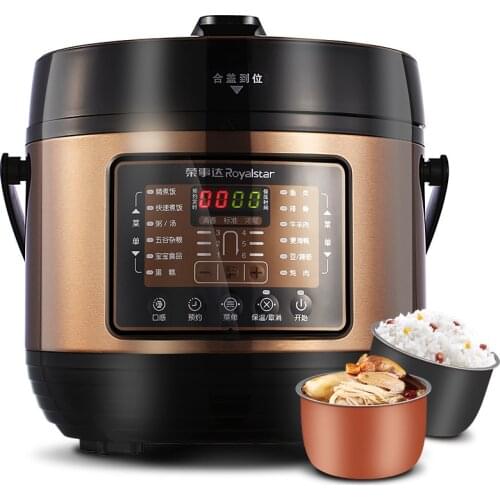 YDG60-100A99 Electric pressure cooker with double bile 6L electric pressure cooker 3-4 persons