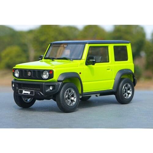 1/18 LCD Models For SUZUKI Jimny Sierra SUV Diecast CAR MODEL TOYS Boys Girls Collection Yellow/Blue/Green/Khaki Metal,Plastic