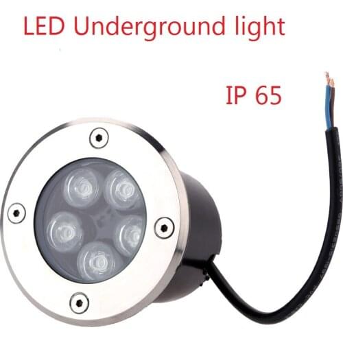 1PCS Outdoor LED Underground Lamp Buried Light 5W 3W 1W IP65 Garden Spot Light Path Buried Yard Landscape Light
