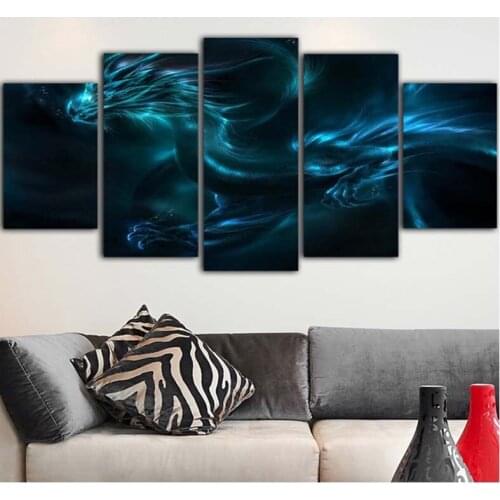 5D 5pcs Diy Diamond Embroidery diamond mosaic Dragon Full square Round Rhinestone animal Diamond Painting Cross StitchZP-2118