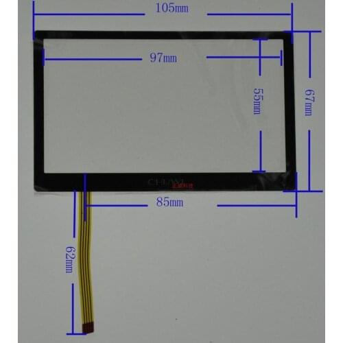 Chi for the P7 touch the original player MP4M95 4.3-inch external screen handwriting touch gray dichroism