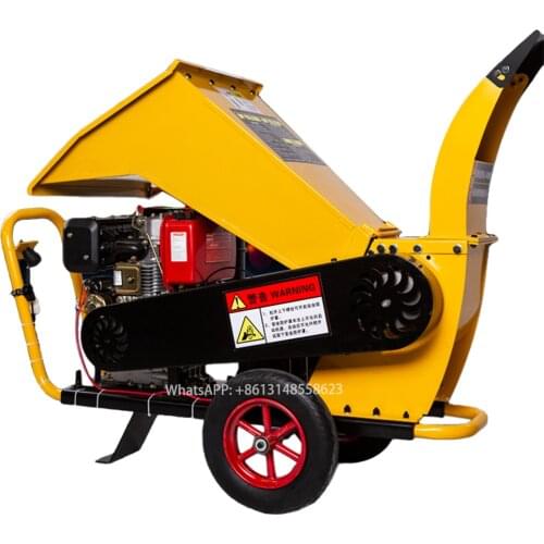 Orchard Branch Crusher Garden Agricultural Machinery Agricultural Mobile Crusher Diesel Branch Shredder Wood shredder