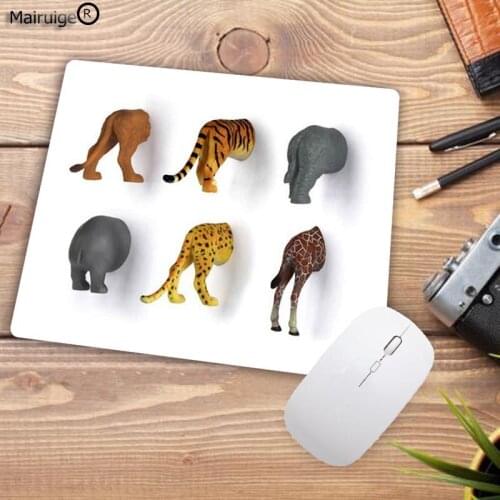 Mairuige Animals Butt Mousepad Gaming White Lock Edge Mouse Pad PC Computer Laptop Gaming Mice Mat For LOL CSGO DOTA Gamer