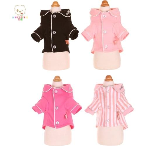 Pet Pajamas For Dog And Cats Spring & Summer Coat Cat Shiet Solid Dog Pajamas Soft chihuahua Sleepwear Factory Outlet