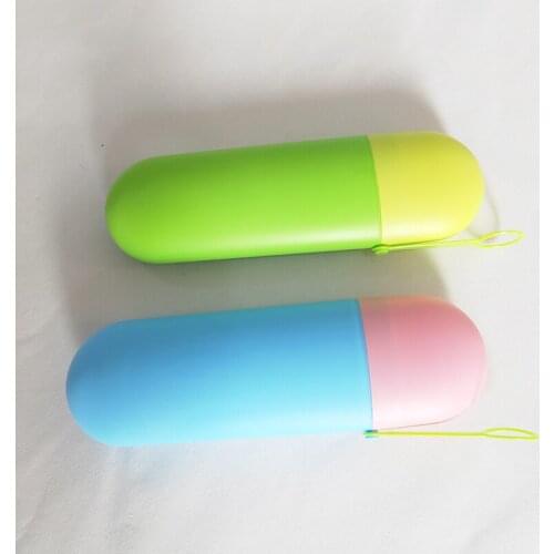 Portable toothbrush case travel Tooth Toothbrush Cover Hiking Camping Protect Storage Box Wash Cup Cosmetic Capsule Case