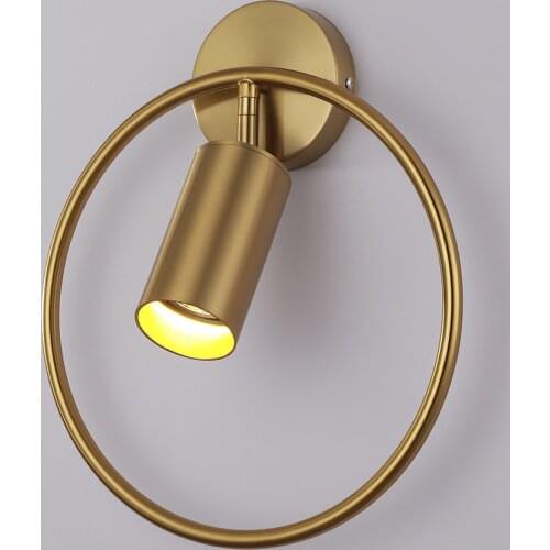 Black Gold Simple New Modern LED Wall Lamps For Study Living Room Bedroom Bedside Aisle Corridor Iron Aluminum Lights Indoor Lig