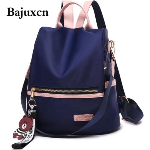 Backpack Women 2019 Fashion Oxford Laptop Backpack Women Antithief Bags School Bag for Teenage Girl Mochila Mujer