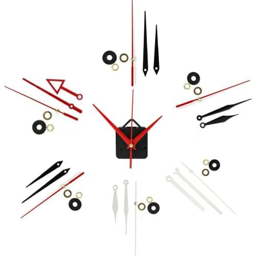 Wall Clock Core with Hook Replecement Parts Needle Pointing Time Reminder Quartz Mechanism Movement DIY Making Breif Clock