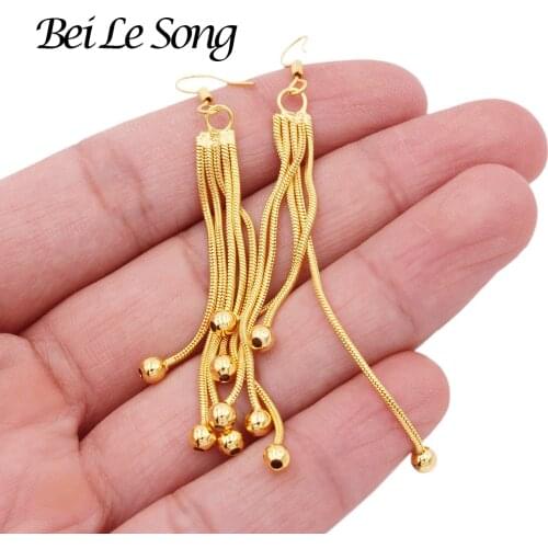 Earrings fashion 24K gold color for women ear rings jewelry earing Unusual hoop earrings piercing dangle earings piercings girls