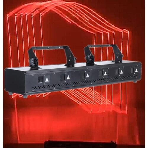 Six-eye laser light 2W RGB3D voice control pattern light laser laser light stage lighting full color animation laser light