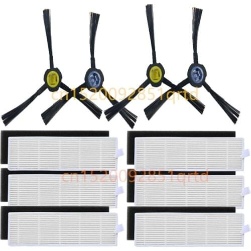 Vacuum Cleaner Hepa Filter Brush Replacement for Polaris PVCR 0930 SmartGo Robot Vacuum Cleaner Parts ,Filters and Side Brushes