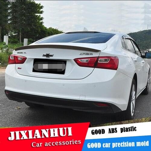 For Malibu XL Spoiler 2016-2018 Chevrolet Malibu XL Spoiler ABS plastic Material Car Rear Wing Color Rear Spoiler