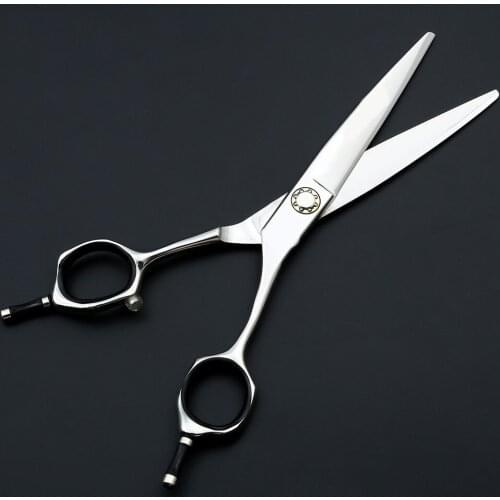 High Quality Hairdressing 6 Inch 440C Stainless Steel Professional Salon Barbers Cutting Scissor Hair Scissors haircut scissor