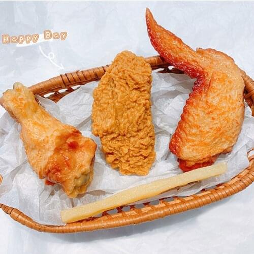 Roasted Chicken Legs, Chicken Wings Hair Clips Net Celebrity Ins Side Clips Simulation Food Funny Hair Accessories, Hairpin Cute