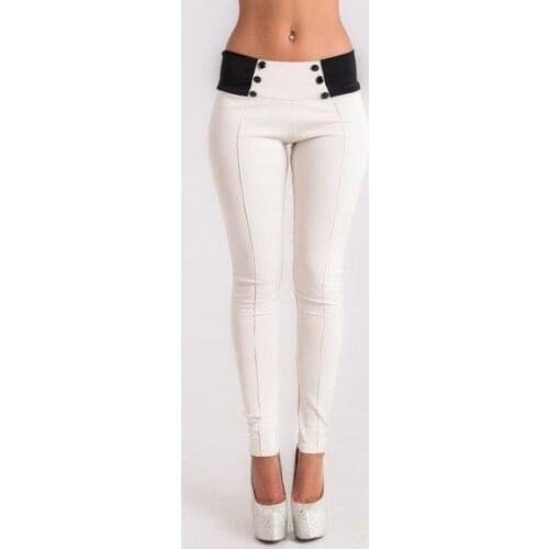 Women Pants Leggings Kalenmos Autumn Stretch Sexy Hips Long Trousers Elastic Hips Pants Club Large Size Cotton Pants Joggers