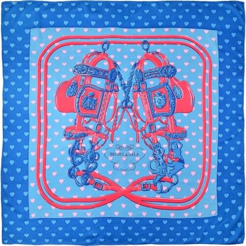 POBING 90x90cm Silk Scarf Women Couple Leopard Print Manual Square Scarves Bee Echarpes Foulards Femme Wrap Bandana Small Hijab