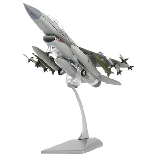 1:72 Scale F-16D Fighter Attack Plane Metal Fighter Military Model Diecast Plane Model for Commemorate Collection or Gift