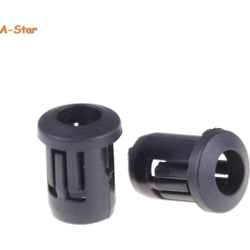 20pcs/lot 3mm/5mm/8mm/10mm Black Plastic Lamp LED Diode Holder Black Clip Bezel Socket Mount
