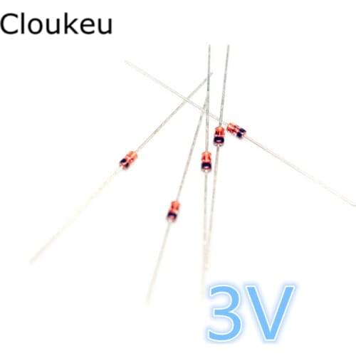 50pcs BZX55C3V0 3V 0.5W 1/2W DO-35