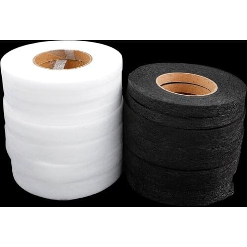 70 Yards/Roll Two Colors Omentum Double-Sided Sewing Accessories Hot Melt Adhesive Garment Fusible Interlining Tape
