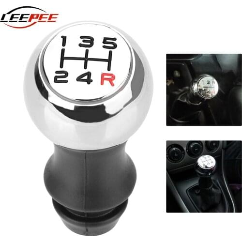 Car MT Gear Shift Knob Lever Shifter Handle Replacement For Peugeot 106 1007 206 107 306 307 308 2008 301 3008 406 508 605 807