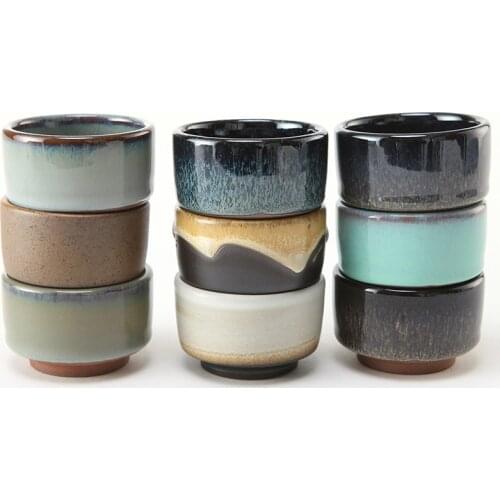 Antique Tea Cup Coarse Pottery Master Cup Japanese Style Authentic Purple Clay Teacup Tea Set Bowl Creative Small Tea Bowl