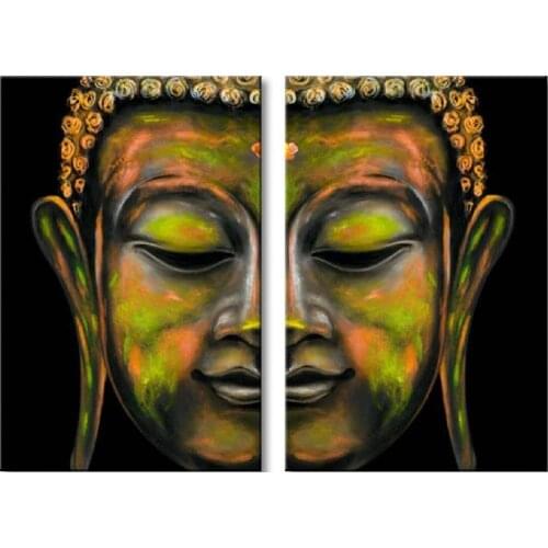 Large Buddha Canvas art oil painting Religion Abstract Buddhism Painting 100% Hand painted Buddha artwork picture for home decor