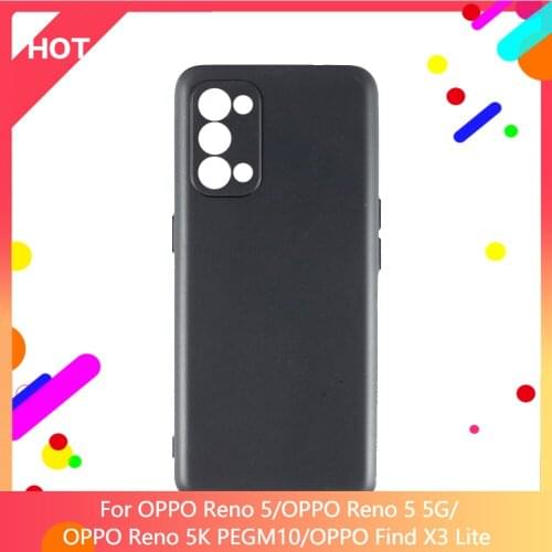 Reno 5 Case Matte Soft Silicone TPU Back Cover For OPPO Reno 5 5G Phone Case Slim shockproof